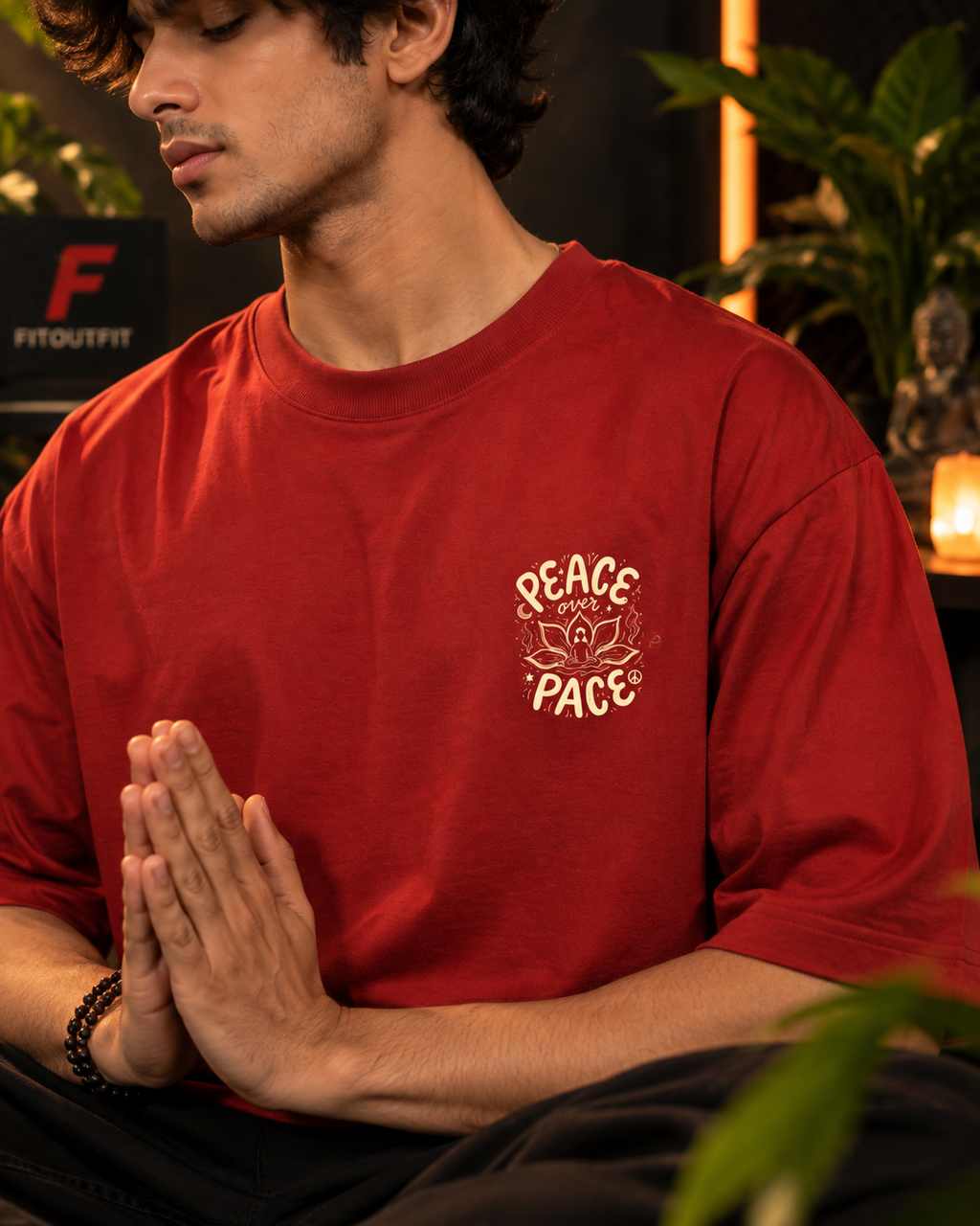 Peace Over Pace Unisex Oversized T-Shirt | Fitoutfit