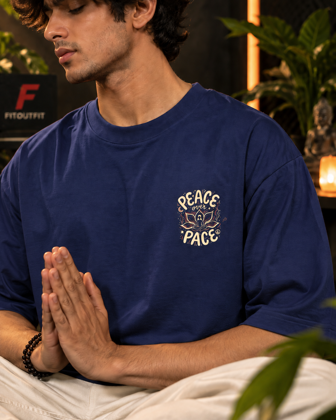 Peace Over Pace Unisex Oversized T-Shirt | Fitoutfit