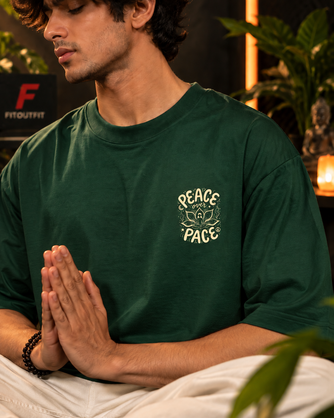 Peace Over Pace Unisex Oversized T-Shirt | Fitoutfit